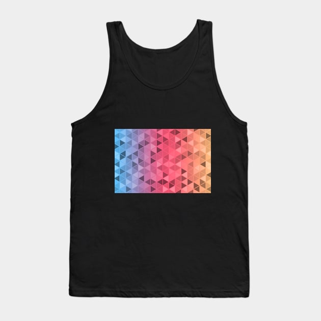 vector design t shirt color rainbow colors Tank Top by milica.brdar77@gmail.com